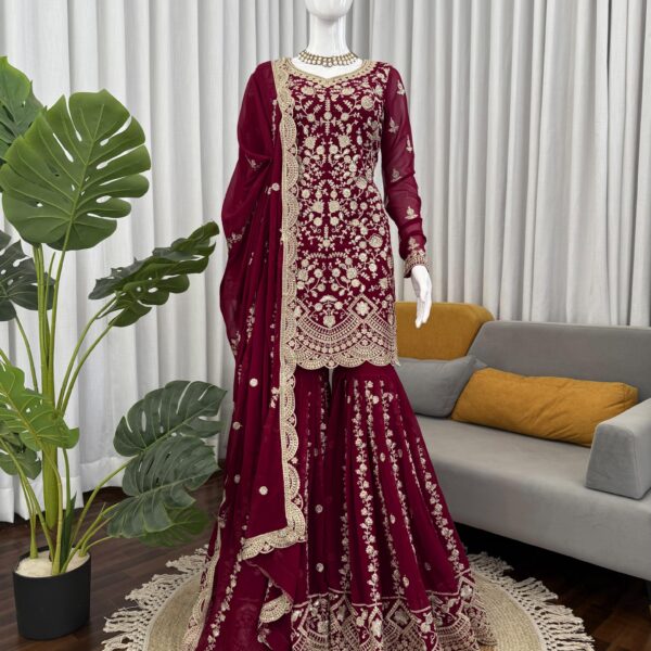 Wedding Special Heavy Sharara Suit