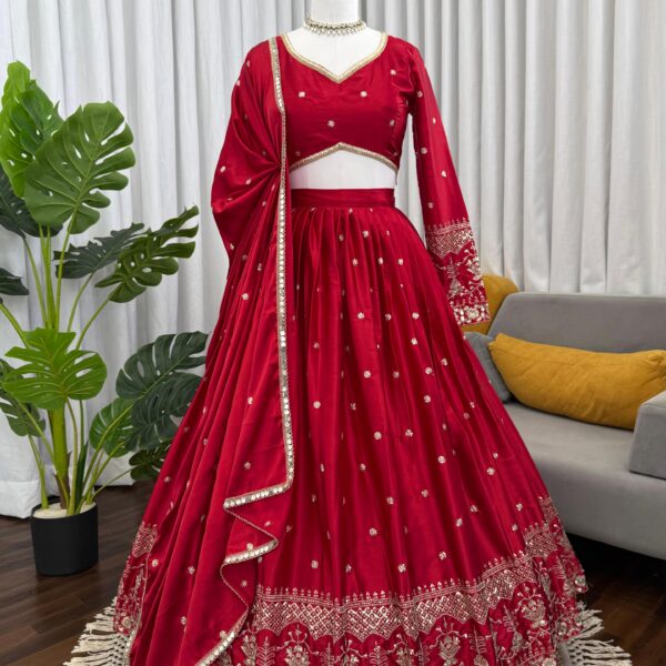 Heavy Japan Satin Lehnga