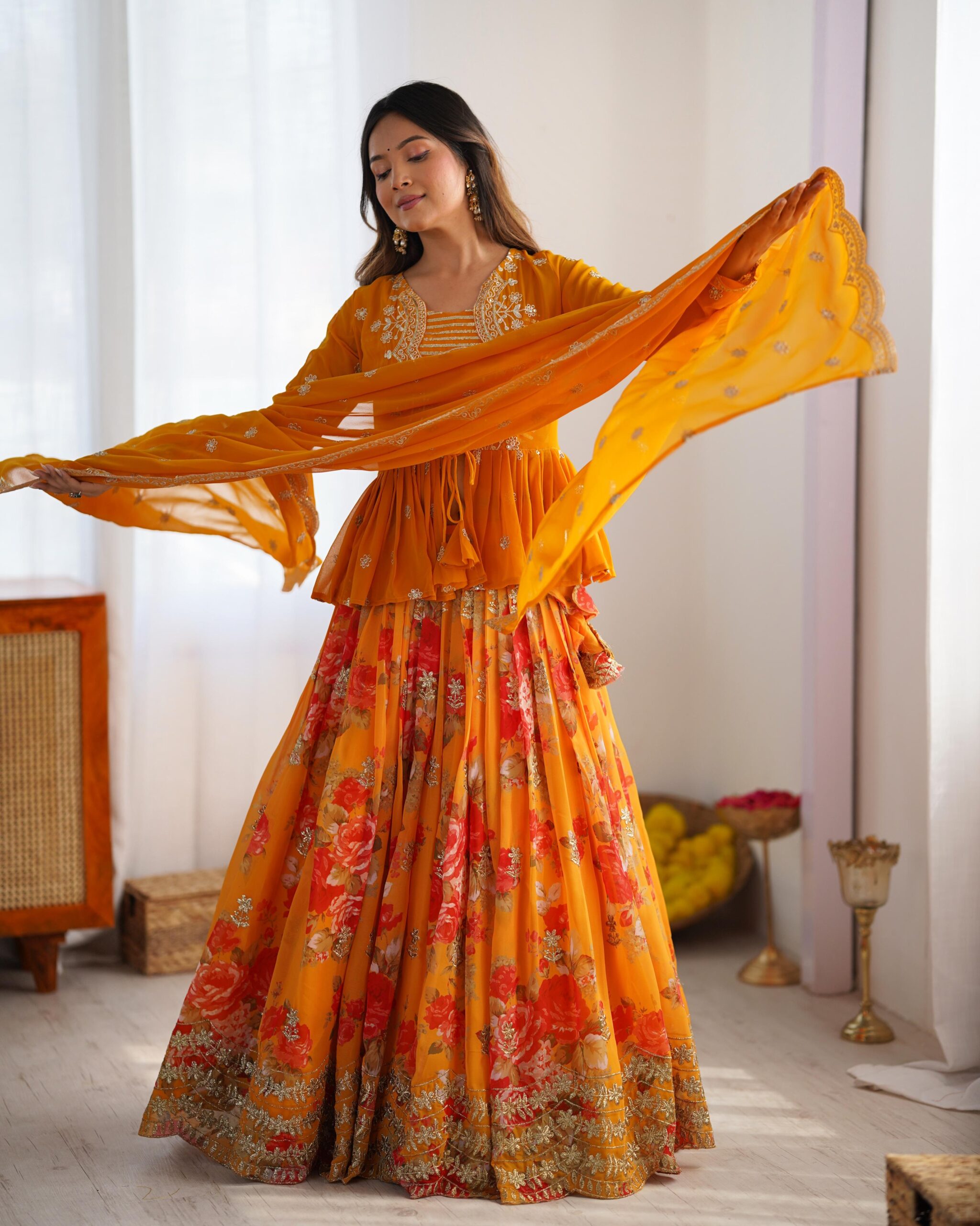 IMG-20251128-WA0215 Presenting New Launching Lahenga choli collection - Image 1