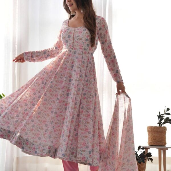 Chiffon Anarkali