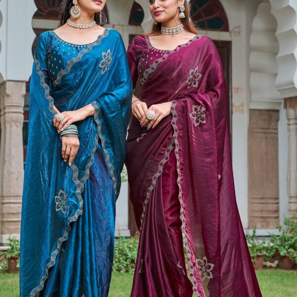 Pure Fendy Silk Saree