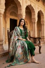 Rayon Kurta Set with Chanderi Digital Print Dupatta | 3 Piece Ethnic Suit